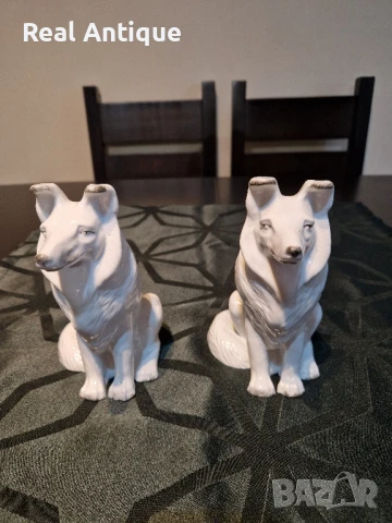 Чифт страхотни антикварни руски порцеланови фигури статуетки , снимка 4 - Статуетки - 50929964