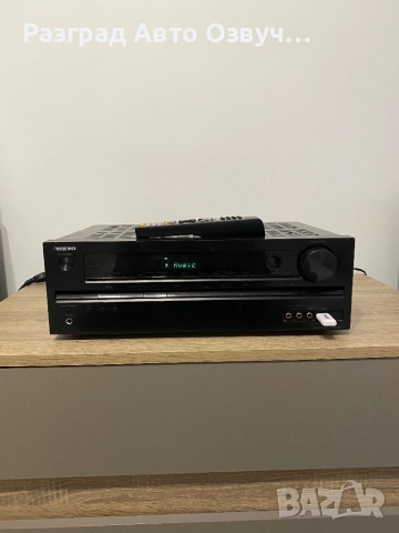 ONKYO - USB, Bluetooth - Качествен 5 канален домашен усилвател ресивър с вход за USB + Дистанционно