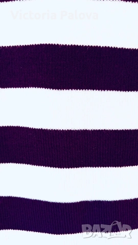 Красив нов шал в лилаво и бяло унисекс, снимка 4 - Шалове - 53335217