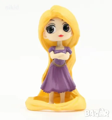 4 принцеси принцеса фигурки фигурка Снежанка Рапунцел Малката русалка Ариел Мулан пластмасови топер, снимка 5 - Фигурки - 49970768