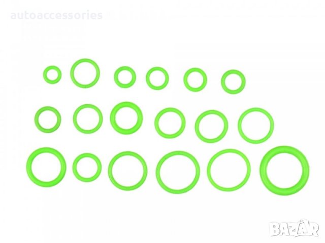 3000053722 Комплект О-пръстени зелени за климатик 270бр G02810, снимка 4 - Аксесоари и консумативи - 37444586