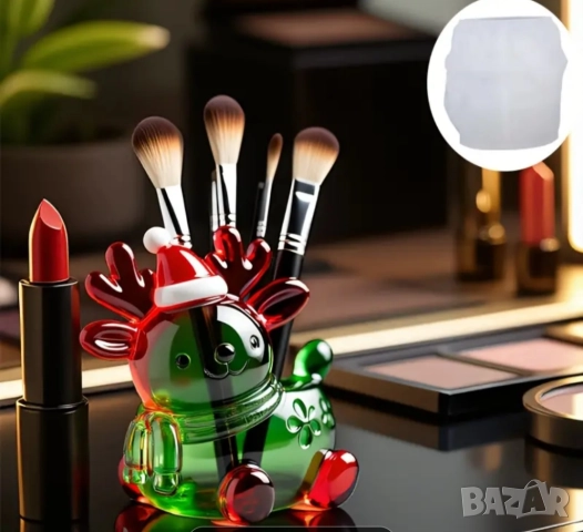 Молд кашпа коледен елен, снимка 4 - Форми - 51742124