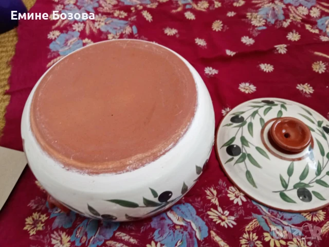ГЮВЕЧ КЕРАМИЧЕН  ,и за декорация, снимка 3 - Други стоки за дома - 50728092