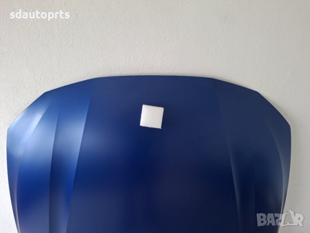 Като Нов Оригинален Преден капак BMW G22 G23 G26 Син мат Алуминиев, БМВ Г22 Г23 Г26, снимка 4 - Части - 54074000