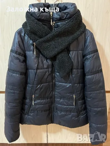 Дамско зимно яке с шал "Marco&Co" (размер S/M)
