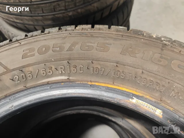 4бр.зимни гуми 205/65/16C Pirelli, снимка 3 - Гуми и джанти - 55842149