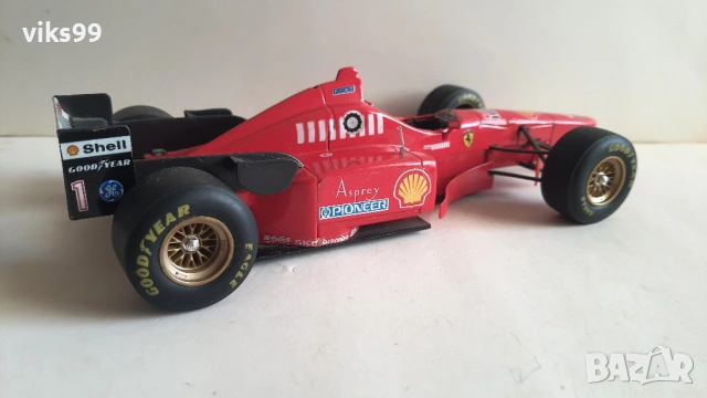 Ferrari F310 1996 Shell Schumacher - 1:20 - Maisto, снимка 7 - Колекции - 53008366