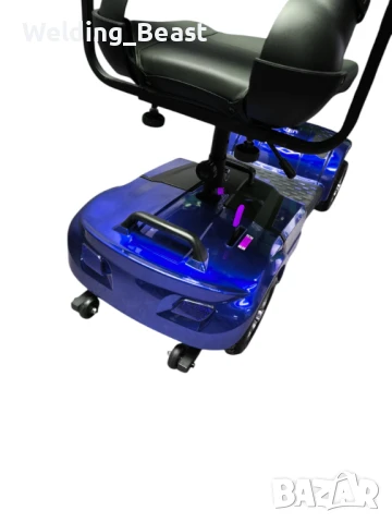 Четириколка за инвалиди на електричество BL3 500W - BLUE, снимка 6 - Инвалидни скутери - 51284284