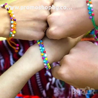 Комплект за изработка на гривни Kruzzel, включени шаблони, конци, мъниста , снимка 4 - Други - 53093598