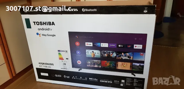 Телевизор TOSHIBA 43 QLED 4K SMART