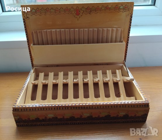 Дървена кутия за цигари , снимка 2 - Други ценни предмети - 38826343