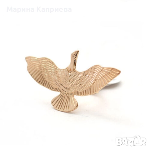 Пръстен "Птица" /А-66/, снимка 2 - Пръстени - 51536893