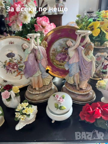 Бижутерката” прелестна  бижутерка на три крачета, немска, с великолепни 3D рози Код P2217, снимка 3 - Подаръци за жени - 54210941