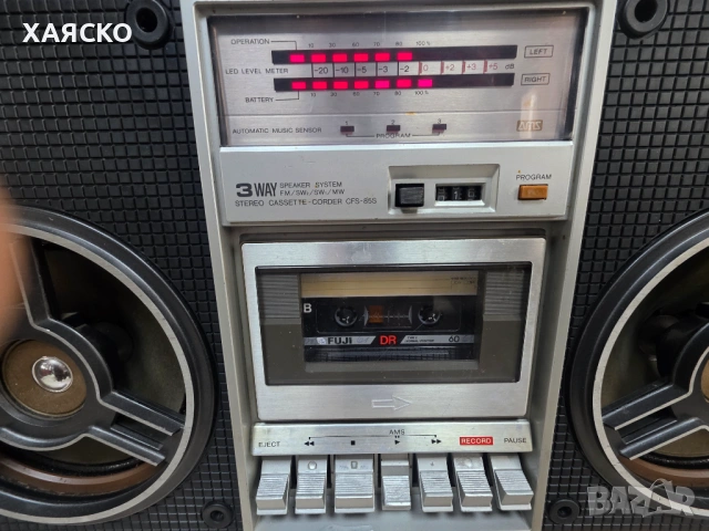 SONY CFS-85S, снимка 7 - Радиокасетофони, транзистори - 53172485