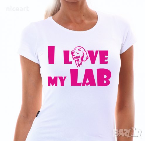 Тениска за любители на кучета лабрадор, снимка 2 - Тениски - 34134272