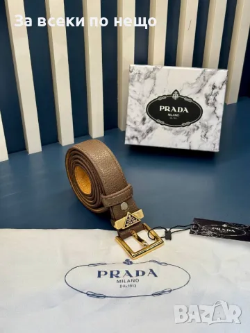 Prada Колан Естествена Кожа Прада - Налични Различни Цветове Код D2125, снимка 5 - Колани - 49421078