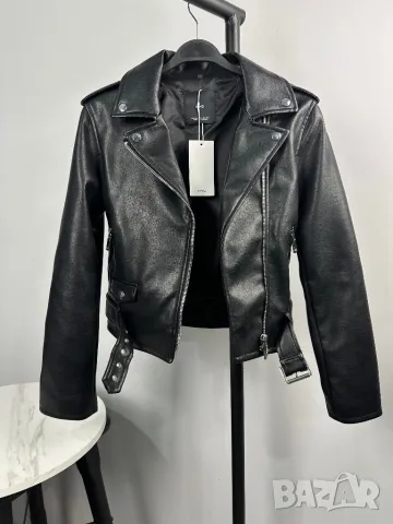  MANGO кожено яке , снимка 7 - Якета - 49525136