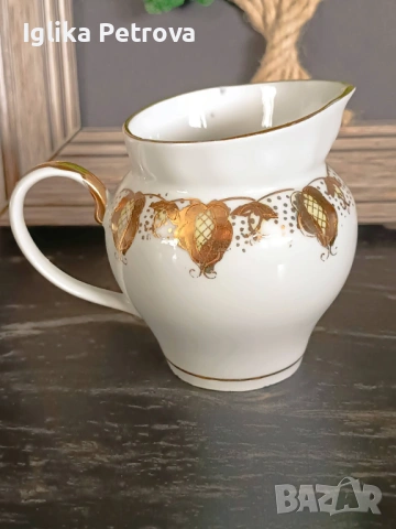 Руски сервиз - Златна дантела, снимка 6 - Антикварни и старинни предмети - 54167025