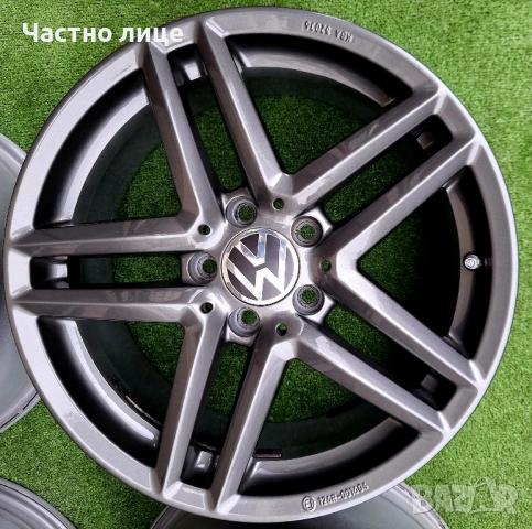 Продавам 4бр.17-ки джанти за Фолксваген Голф, Пасат, Тигуан, Туран, Шаран , снимка 4 - Гуми и джанти - 52367636