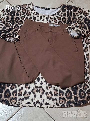 Дамски сет панталон и блуза , снимка 2 - Комплекти - 53306722