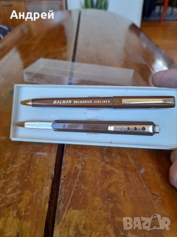 Стара писалка,химикал БГА Балкан,Balkan, снимка 3 - Други ценни предмети - 37117225