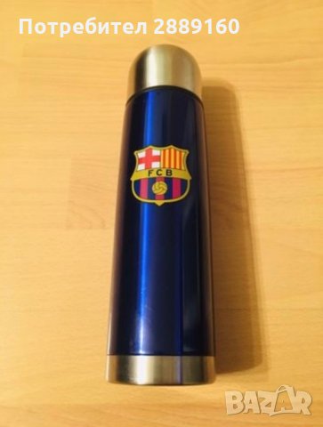 Термос за топли напитки за фенове на футболен клуб Барселона, снимка 1 - Аксесоари за кухня - 30914551