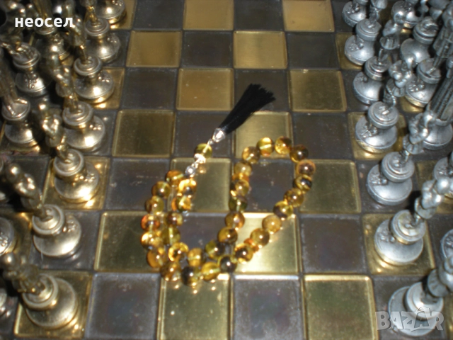 Кехлибарена броеница от балтийски кехлибар, снимка 4 - Други - 49611052