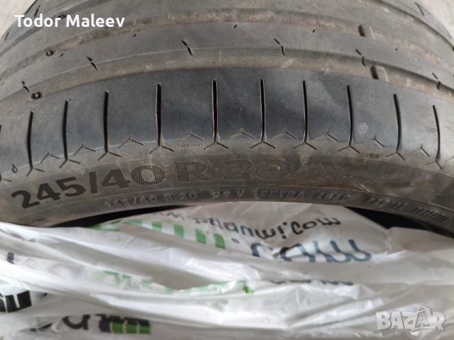 Комплект летни гуми Continental Sport Contact 6 245/40/20 с дот 2022, снимка 3 - Гуми и джанти - 52432668