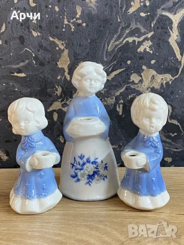 Порцеланови светника, снимка 4 - Антикварни и старинни предмети - 49702520