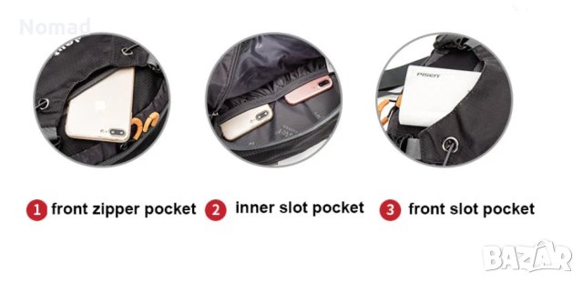 - 40% Чанта за кръста  Туризъм, Преходи, Къмпинг, снимка 8 - Спортна екипировка - 44366000