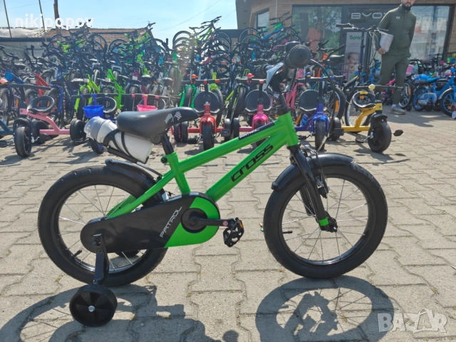 CROSS Велосипед 14" PATROL зелен, снимка 12 - Велосипеди - 54357502