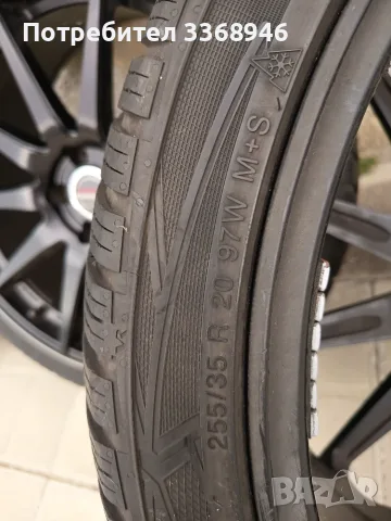 Джанти BORBET GTX 20" 5x112 със зимни гуми 255/35/20 Мерцедес Ауди Фолксваген БМВ , снимка 4 - Гуми и джанти - 56238007