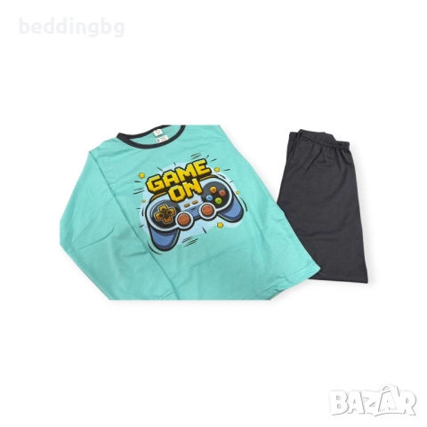 #Пижама за #момчета 1–8 г. с дълъг ръкав и панталон с маншет , снимка 4 - Детски пижами - 51611422