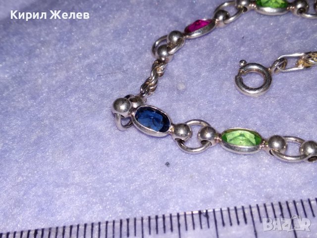 СКЪПОЦЕННА ПОСРЕБРЕНА ФИНА ФЕШЪН ГРИВНА от БЛАГОРОДНА СТОМАНА с ПЕЧАТ 925 и ФАСЕТИРАНИ КАМЪНИ 36151, снимка 13 - Гривни - 39521558