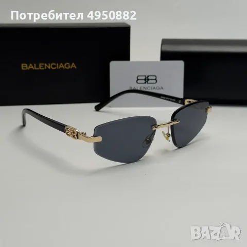 Дамски слънчеви очила Balenciaga Rimless BB Edition Black Cat Eye нови, снимка 6 - Слънчеви и диоптрични очила - 56161614