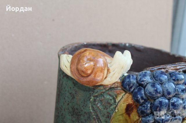 Немска ваза ръчна изработка , снимка 2 - Вази - 37605330