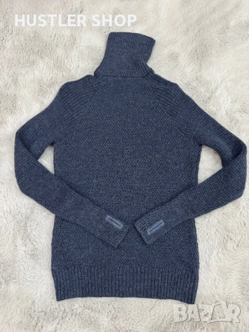 Мъжки пуловер от 100% мерино вълна BERGANS OF NORWAY. Размер XS/S, снимка 2 - Пуловери - 53940284