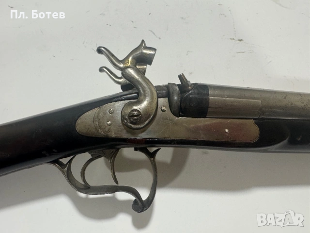 Уникална двуцевна пушка, снимка 3 - Антикварни и старинни предмети - 54059153