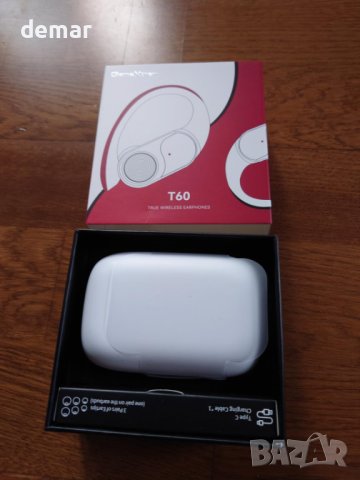 GameXtrem Безжични слушалки Bluetooth с калъф за безжично зареждане,IPX7 водоустойчиви, бели и черни, снимка 8 - Bluetooth слушалки - 44500069