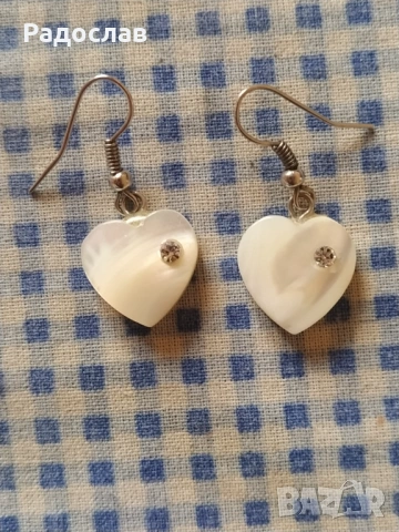 обеци от естествен седеф, снимка 4 - Обеци - 54073252