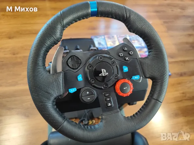 Гейминг симулатор със волан +PS4, снимка 6 - PlayStation конзоли - 55891273