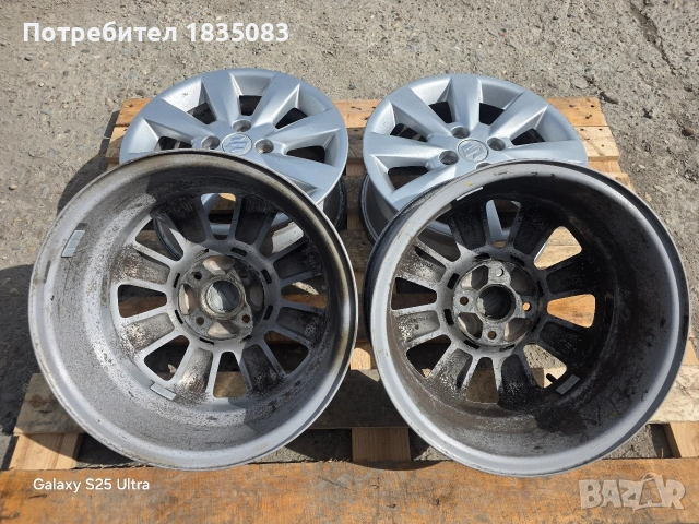 Лети джанти 15ки 4х100 Suzuki, снимка 9 - Гуми и джанти - 53916153