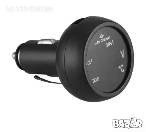 Волтметър + температура + USB – 3 в 1 , снимка 2 - Аксесоари и консумативи - 53951146