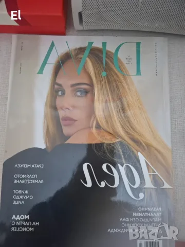 Списание DIVA с Адел на корицата
