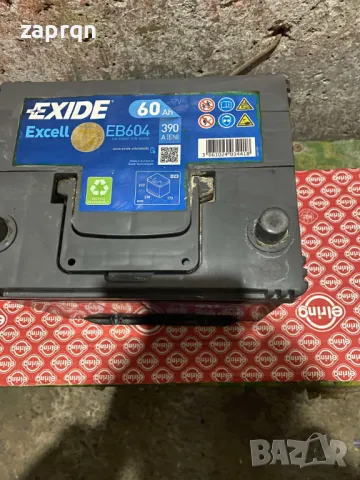 Почти нов акумулатор Exide 60 амп/ч 390 А R+ Азиатка с гаранция, снимка 5 - Части - 49264013