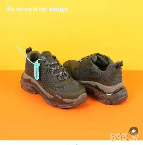 Balenciaga Дамски Черни Маратонки👟Дамски Спортни Обувки В Черен Цвят Баленсиага Код E292, снимка 3 - Маратонки - 50415752