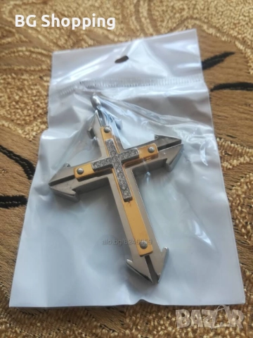 Сребърни и златни кръстчета, снимка 4 - Колиета, медальони, синджири - 51957679