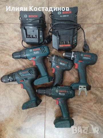 Bosch 18 v, винтоверти и зарядни, снимка 2 - Винтоверти - 51940819
