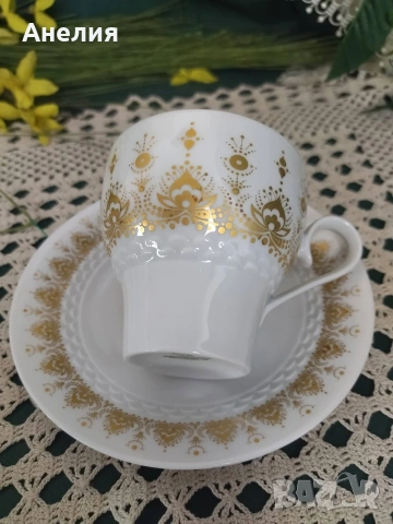 Hutschenreuther Bavaria златна огърлица , снимка 2 - Чаши - 54301715