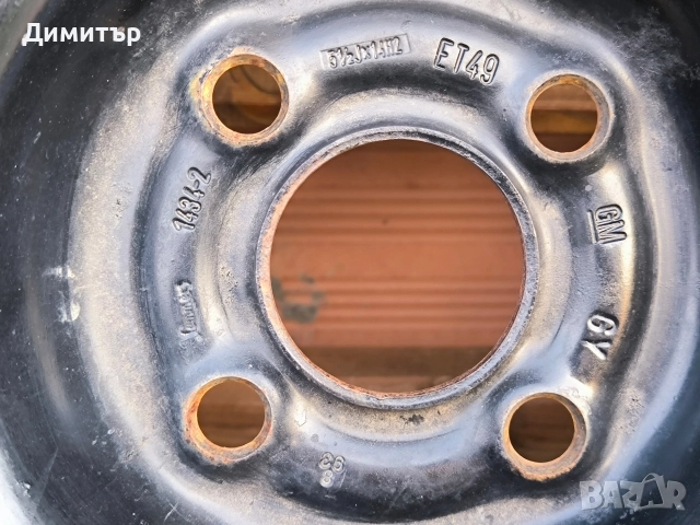 Стоманени джанти , снимка 2 - Гуми и джанти - 52658838